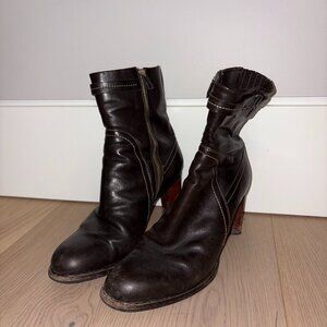 Cole Haan Brown Leather Boots